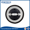 Diffuseur de système de ventilation avec amortisseur en aluminium rond diffuseur